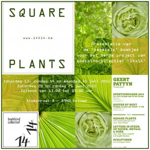 uitnodiging Square Plants
